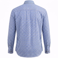 2-Back-1596-GW1242-Blue-Bayerisches-Trachtenhemd--Herren-Trachtenhemd-fuer-Lederhosen--traditionelles-Hemd-aus-100---Baumwolle--kariertes-bayerisches-Hemd--bequemes-Baumwollhemd-im-deutsch.jpg