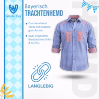 3-1596-GW1242-Blue-Bayerisches-Trachtenhemd--Herren-Trachtenhemd-fuer-Lederhosen--traditionelles-Hemd-aus-100---Baumwolle--kariertes-bayerisches-Hemd--bequemes-Baumwollhemd-im-deutschen-St.jpg