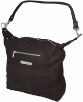 Front view of German Wear Dark Brown Leather Handbag showing premium Nubuck leather texture, spacious design, and elegant craftsmanship, perfect for everyday use – buy now