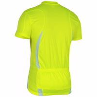 Shop our premium neon yellow cycling jersey now! Made from 100% elastane for ultimate comfort, with a windproof design, back pockets, and short sleeves. High-quality and perfect for any ride. Buy online today and elevate your cycling experience!
