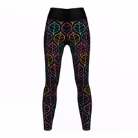 Hochleistungs-Fitness-Leggings für Damen – Atmungsaktive, dehnbare und pflegeleichte Yoga-Leggings mit UV-Schutz – Polyester-Sportleggings für maximalen Komfort mit stylischem Rückansichts-Design für aktive Frauen