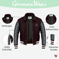 Embrace versatility with exclusive Snap Closure College Jacket. Whether you're heading to class or out for a casual outing, the motorcycle leather jacket adds a touch of convenience to your look. Experience the difference today.