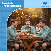 Traditionelles Herrenhemd mit Karomuster.