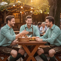 Lifestyle-Ansicht eines traditionellen Herrenhemds mit klassischem Kragen.