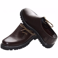 Classic pair of haferl shoes crafted from 100% genuine Nappa calfskin leather. Designed for a secure and comfortable fit, these traditional leather shoes feature the finest smooth leather for a sophisticated fashion statement.