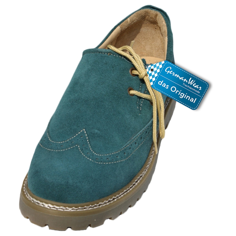 German Wear Haferlschuhe - Original Handgefertigte Trachtenschuhe Wildleder
