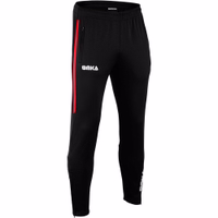 Side view of OMKA Optima Men's Wine Red Training Sport Pant highlighting flexible fit and ventilation for running, fitness, or everyday comfort. Shop now.