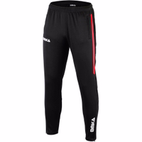 Front view of OMKA Optima Men's Wine Red Training Sport Pant showcasing breathable material and long length for all-day comfort and natural movement. Order now.