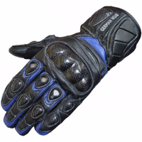 Front view of classic Motorcycle and Leather Gloves. Matching gloves to motorcycle jackets, they provide warmth & protection against the elements. Crafted with attention to detail, they ensure a secure grip & ultimate comfort. In stock, free return