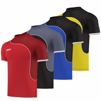 Men's Omka Teamsport Football Jersey Omka sports shirt with an avilable 4-color design, crew neck, and short sleeves. Made from high-quality 100% polyester, this elegant jersey is perfect for football, volleyball, and basketball, making it a great choice for world championships.