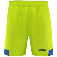 Nur blaue Shorts mit Frontansicht, leichte, atmungsaktive Sportshorts aus Polyester für Herren, entwickelt für Training, Laufen und Fußball.