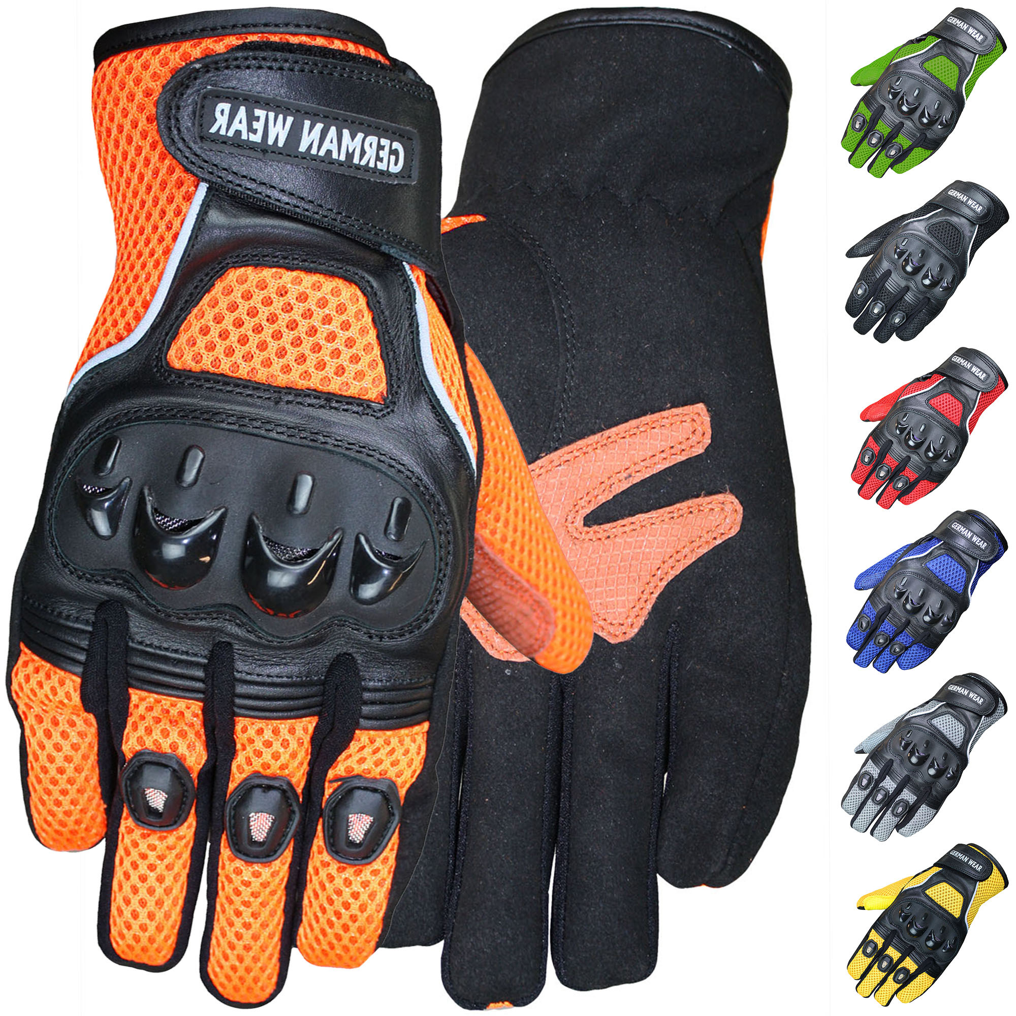 Motocross Motorradhandschuhe Biker Handschuhe Textilhandschuhe 6x