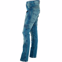 Fahre stilvoll & sicher mit BULLDT Motorrad-Jeans. Mit herausnehmbaren Aramid-Protektoren, dehnbarem Stoff & 100 % Baumwolle für täglichen Komfort. Entwickelt für maximalen Schutz & Bequemlichkeit.