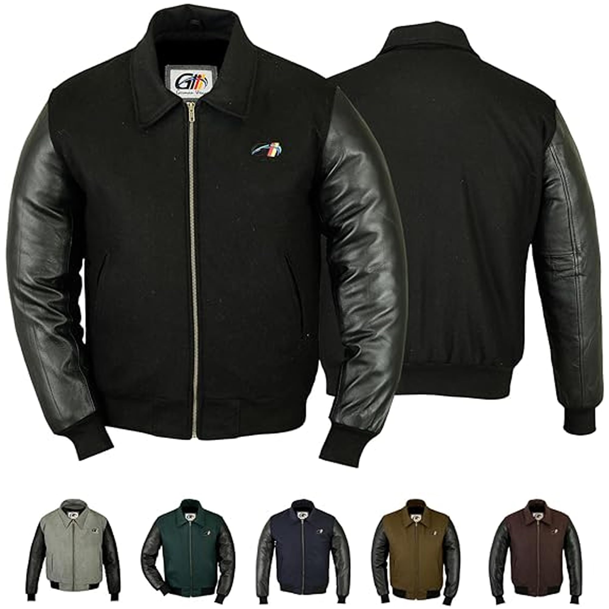 Motorcycle leather College Jacket | German Wear Shop