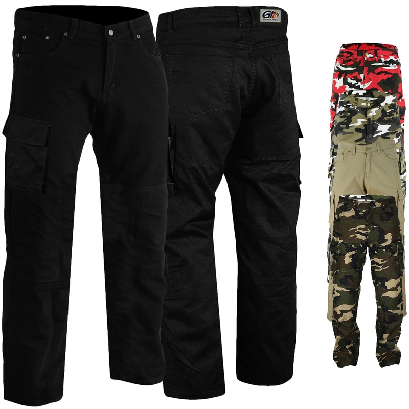Otorradhose Aus Kevlar, Herren Otorrad-Jeans, Atungsaktiv, Verschleißfest, Verstärkte
