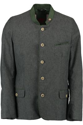 Traditional jacket, Traditional blazer made of cotton, anthracite ...