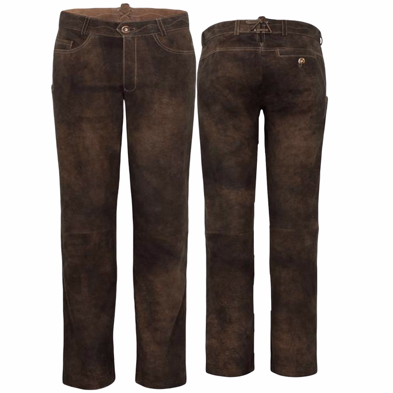 Traditional leather pants Olbrich Long pants