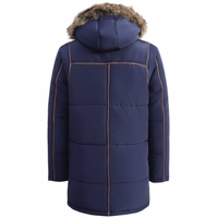 Men down jacket leather jacket with sewn on leather stripes Discover the perfect blend of fashion and function with Men's Down Jacket. This jacket features sewn-on leather stripes, a detachable faux fur hood, and practical pockets. Designed for winter comfort and style by German Wear.