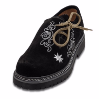 Elegant ladies' traditional shoes crafted from 100% suede leather. These durable, short-shaft shoes feature a block heel and classic shoelace design. Made from the finest genuine leather for a timeless look and exceptional quality.
