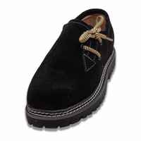 Premium Handmade Bavarian Traditional Leather Shoes with Side Laces, Strong Rubber Sole, and Elegant Design – Durable, Stylish German Leather Footwear for the Modern Gentleman