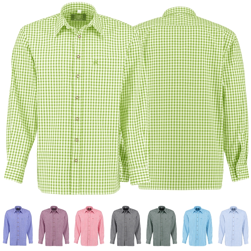 Western Hemd Herren - Cowboy Style Für Oktoberfest & Outdoor