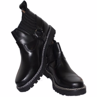 Premium Western-Lederschuhe – ideale Motorradstiefel für Komfort und Stil – hochwertiges schwarzes und dunkelbraunes Leder – langlebige und stylische Biker-Schuhe – jetzt Ihr perfektes Paar sichern!