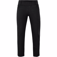 BULLDT Damen Motorrad-Schutzjeans Vorderansicht der BULLDT Damen Motorradschutzhose Schwarz mit Kevlar Futter, herausnehmbaren Protektoren und modernem Sitz für Komfort und Schutz bei jeder Fahrt Jetzt online kaufen