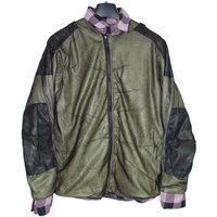 Damen-Motorradshirt im Lumberjack-Stil – Innenansicht. Sorgfältig aus drei atmungsaktiven Schichten gefertigt: Baumwolle, Aramidfaser und Mesh.