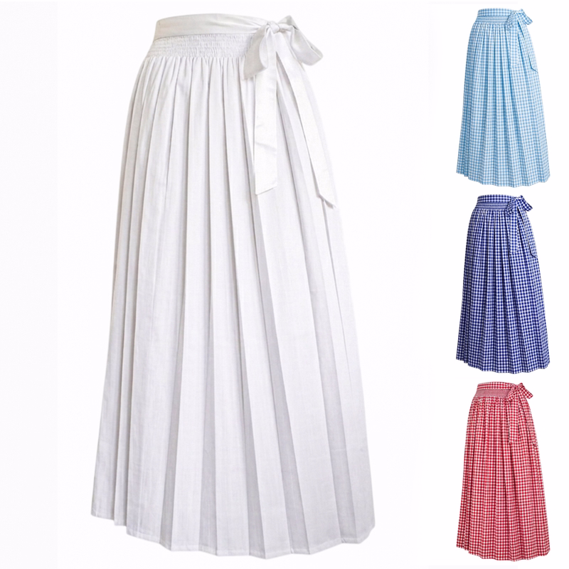 Lange Dirndlschürze Trachtenschürze schürze 90cm lang Schürze für Dirndl
