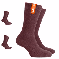 3 pairs of terry cozy socks in one package, text “Terry Socks 3 Pairs” visible