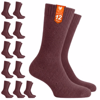 12 Paar Frottee-Kuschelsocken in einer Packung, Text „Frotteesocken 12 Paar“ sichtbar