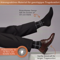 Black sock with the German Wear logo and the text “Winter Socks Acrylic Soft”