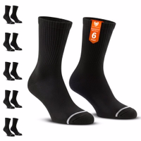 6 pairs of diabetic socks in one package, text “Diabetic Socks 6 Pairs” visible