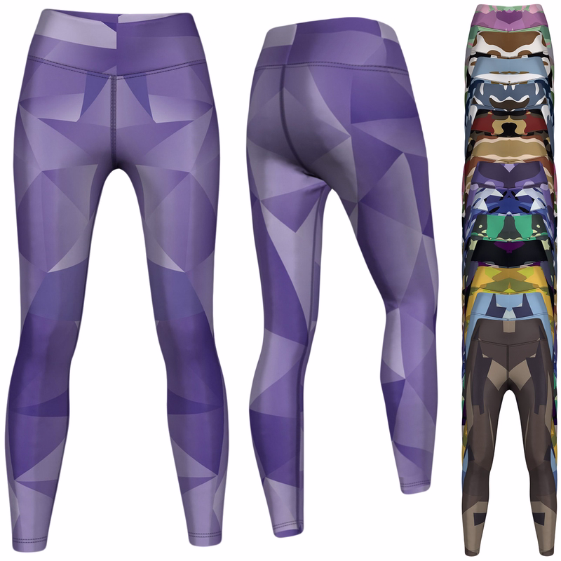 Energy Leggins for Sports, Gym & Fashion Sublimation print stretch