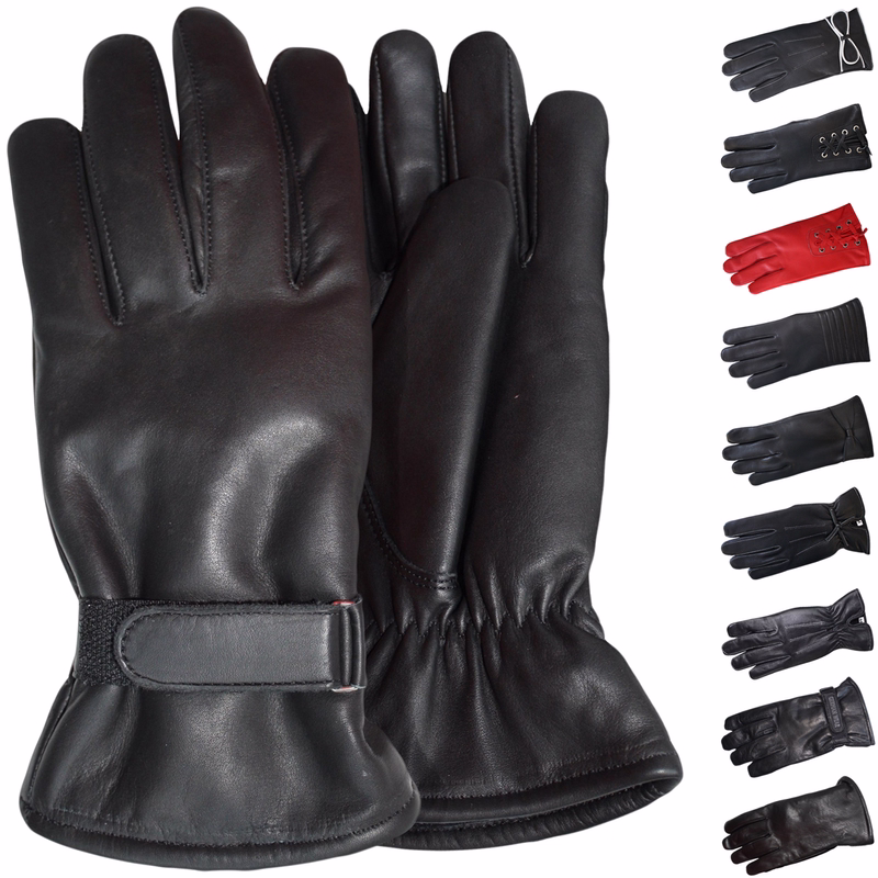 Damen Lederhandschuhe aus Lammnappa Handschuhe echtleder winter Handschuhe