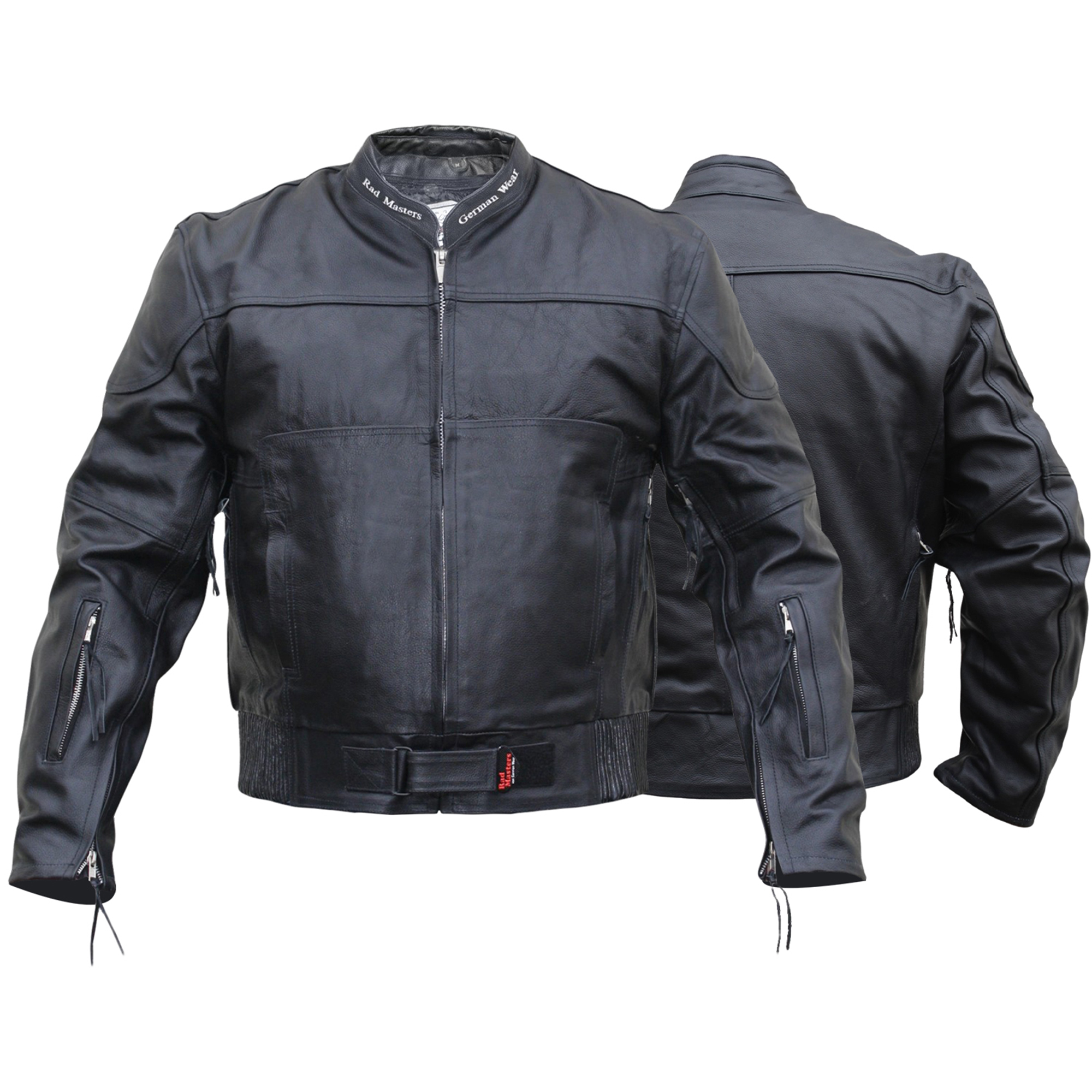 Cowhide Leather Motorcycle Cruiser jacket | German Wear Shop