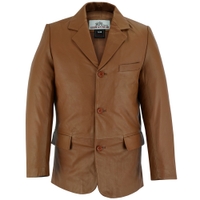 Herren lederblazer Lederjacke aus Lammnappa echtleder Jacke Blazer