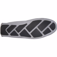 Stylish men's grey leather shoes with a short shaft, crafted from 100% smooth leather. Featuring a soft insole and durable rubber sole, these handmade shoes combine comfort and elegance, making them perfect for any occasion.