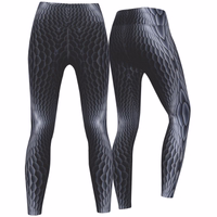 Pair of Women's Viper Leggings – Premium Quality Gray Sport Leggings, Ideal for Yoga, Gymnastics, Training & Fashion | Breathable, Comfortable Leisure Leggings for Active Lifestyle