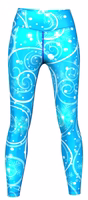 Galaxy Sportleggings für Damen – UV-Schutz, feuchtigkeitsableitende Activewear, 85 % Polyester, 15 % Elasthan – Dehnbare und bequeme Sportleggings für Fitnessstudio, Yoga und Outdoor-Aktivitäten