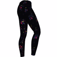 Poppy Night Floral Premium-Leggings – leistungsstark, UV-geschützt und ultraelastisch, ideal für Training, Yoga und Alltag. Stylische Gym- & Freizeitbekleidung!