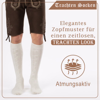 2nd-365-GW200-Trachten-Socken--Bayerische-Trachtensocken-fuer-das-Oktoberfest--Authentische-Bayerische-Stricksocken--Zopfmuster-Trachtensocken--Rustikale-Bayerische-Baumwollsocken--Kurze-_1.jpg