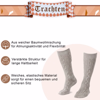3rd-365-GW200-Trachten-Socken--Bayerische-Trachtensocken-fuer-das-Oktoberfest--Authentische-Bayerische-Stricksocken--Zopfmuster-Trachtensocken--Rustikale-Bayerische-Baumwollsocken--Kurze-Le.jpg