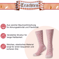 3rd-365-GW200-Trachten-Socken--Bayerische-Trachtensocken-fuer-das-Oktoberfest--Authentische-Bayerische-Stricksocken--Zopfmuster-Trachtensocken--Rustikale-Bayerische-Baumwollsocken--Kurze-_5.jpg