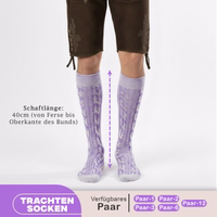 First-365-GW200-Trachten-Socken--Bayerische-Trachtensocken-fuer-das-Oktoberfest--Authentische-Bayerische-Stricksocken--Zopfmuster-Trachtensocken--Rustikale-Bayerische-Baumwollsocken--Kurz_6.jpg