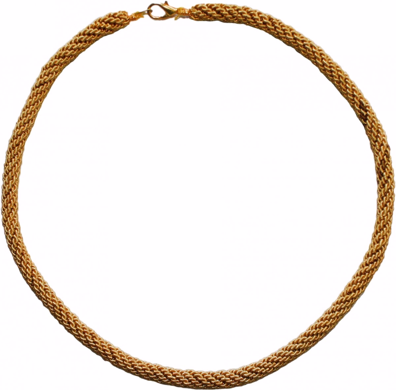 German Wear, Trachten cord chain pendant metal gold Trachten