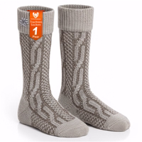 Main-585-Kids2-meliert-Edelweis-Trachten-Kindersocken-aus-Bayern--Trachtensocken-fuer-Kinder-aus-Deutschland--Kinder-Oktoberfestsocken-in-Grau-Melange--weiche-Baumwoll-Kindersocken--Trachte.jpg