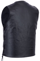 Definieren Sie Ihre Biker-Persönlichkeit mit der GW683 schwarzen Lederweste für Herren. Aus hochwertigem Kalbsleder gefertigt, steht sie für Stil & Selbstvertrauen. Mit Reißverschlusstaschen & sicherem Verschluss – der perfekte Begleiter.