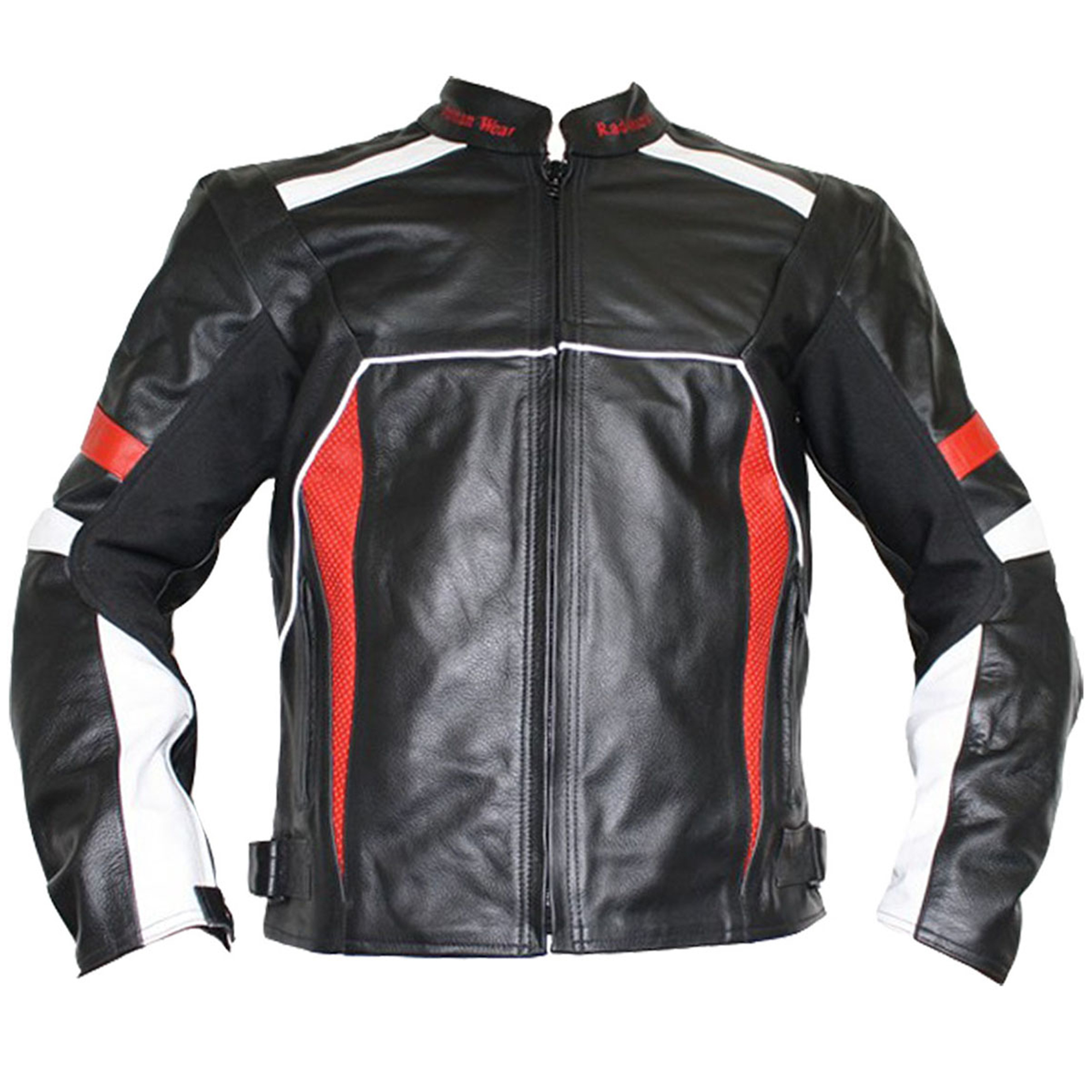 Cowhide Combi Leather Motorcycle Jacket | German Wear Shop
