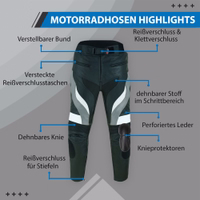Ab auf die Straße mit Cordura-Motorradhosen – winddicht, schützend und besonders komfortabel. Entwickelt für Leistung und Stil. Jetzt bestellen und exklusive Rabatte sichern! #BikerLife #ClassicFashion